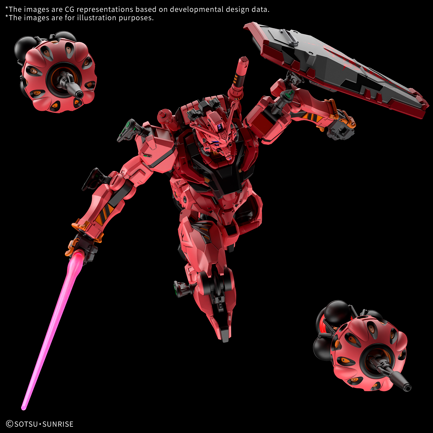 HG 1/144 RED GUNDAM GQuuuuuuX - Image 4