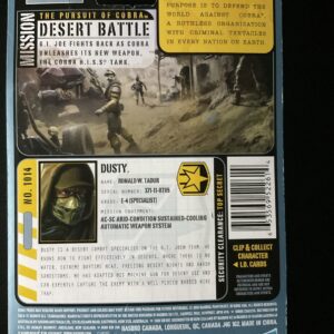 GI Joe Pursuit of Cobra MOC 3.75" Dusty Desert Combat Figure No. 1014 - Image 3