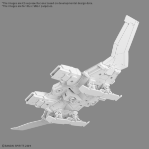 Bandai 30MM 1/144 Extended Armament Vehicle (Wing Mobile Ver.) - Image 4