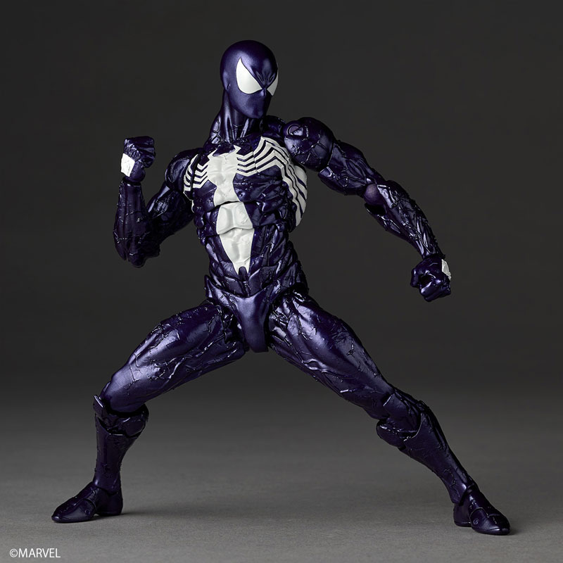 Symbiote Spider-Man Revoltech Amazing Yamaguchi (Purple Ver.)