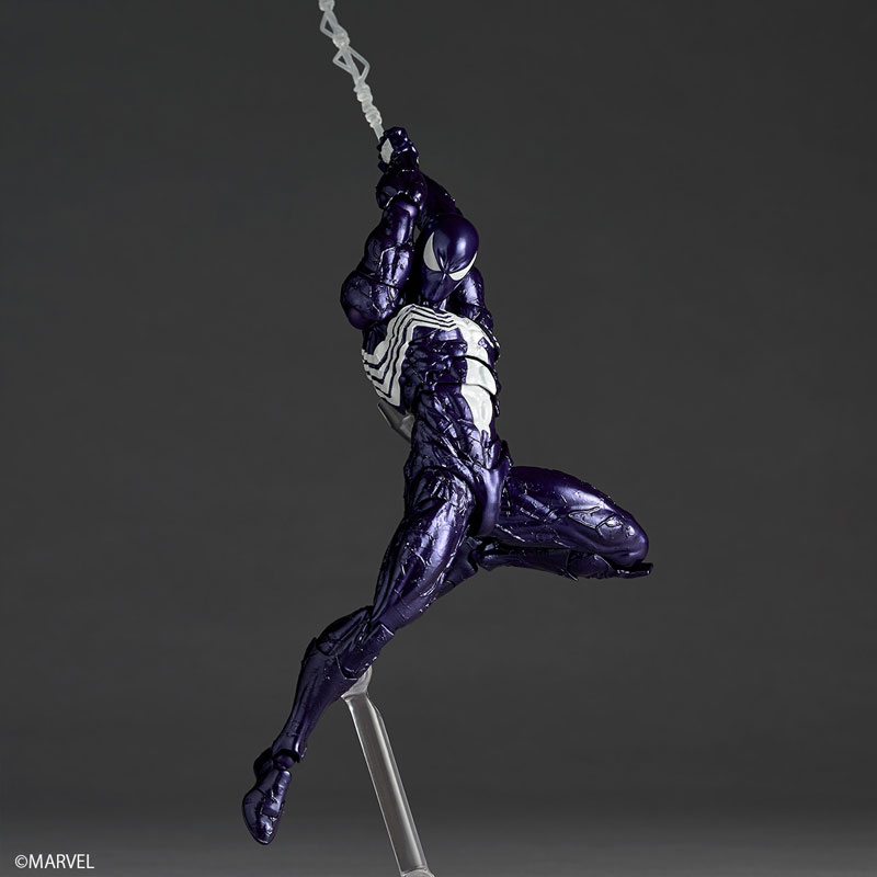 Symbiote Spider-Man Revoltech Amazing Yamaguchi (Purple Ver.)