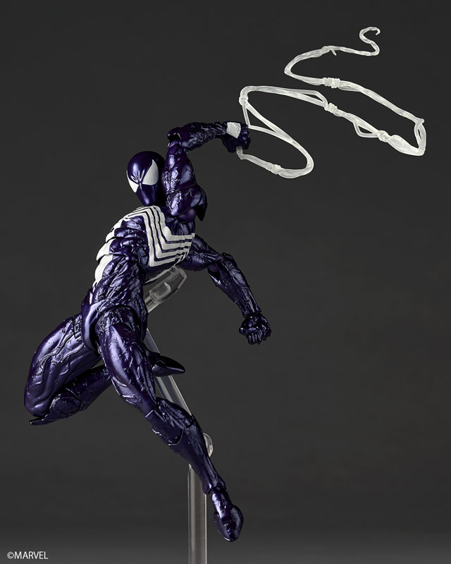 Symbiote Spider-Man Revoltech Amazing Yamaguchi (Purple Ver.)