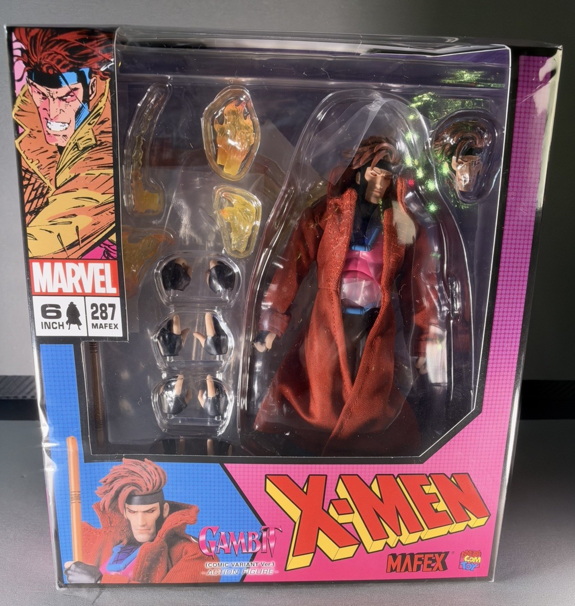 Medicom Toy MAFEX No.287 Gambit Comic Variant Version - Image 5